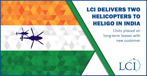 LCI DELIVERS TWO AW139 HELICOPTERS TO HELIGO